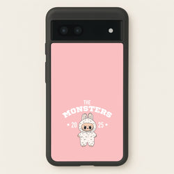 Cute Monster 2025 Pink  - Plushy Phone Case for Google Pixel 7a