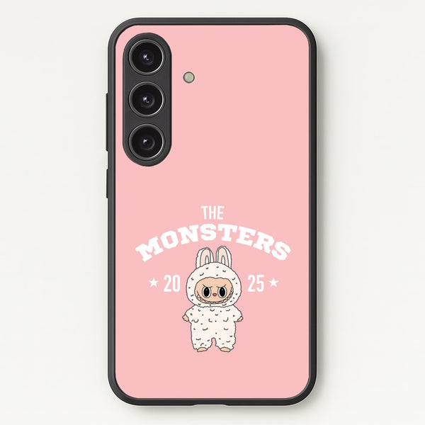 Cute Monster 2025 Pink  - Plushy Phone Case for Galaxy S24 Plus