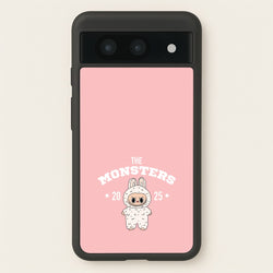Cute Monster 2025 Pink  - Plushy Phone Case for Google Pixel 8a