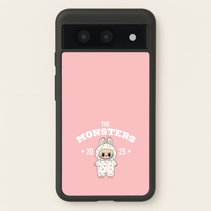 Cute Monster 2025 Pink  - Plushy Phone Case for Google Pixel 8a