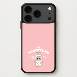Cute Monster 2025 Pink Phone Case for iPhone 17 Pro Max
