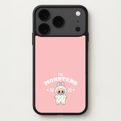 Cute Monster 2025 Pink Phone Case for iPhone 17 Pro Max