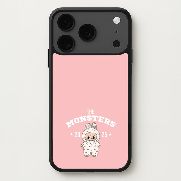 Cute Monster 2025 Pink Phone Case for iPhone 17 Pro Max