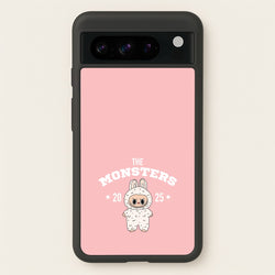 Cute Monster 2025 Pink  - Plushy Phone Case for Google Pixel 8 Pro