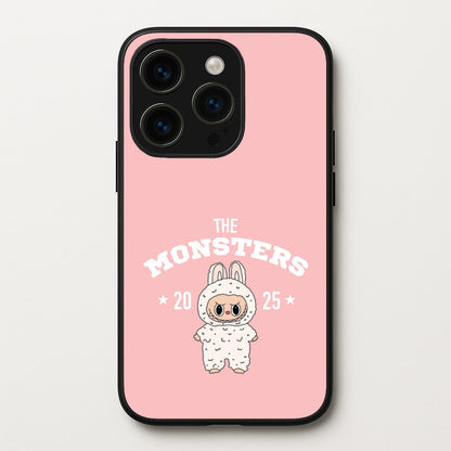 Cute Monster 2025 Pink  - Plushy Phone Case for iPhone 15 Pro