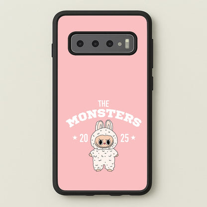 Cute Monster 2025 Pink  - Plushy Phone Case for Galaxy S10