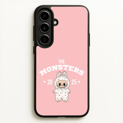 Cute Monster 2025 Pink  - Plushy Phone Case for Galaxy A56