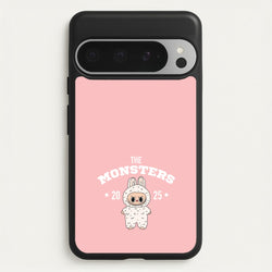 Cute Monster 2025 Pink  - Plushy Phone Case for Google Pixel 9 Pro XL