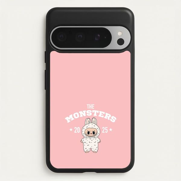 Cute Monster 2025 Pink  - Plushy Phone Case for Google Pixel 9 Pro XL