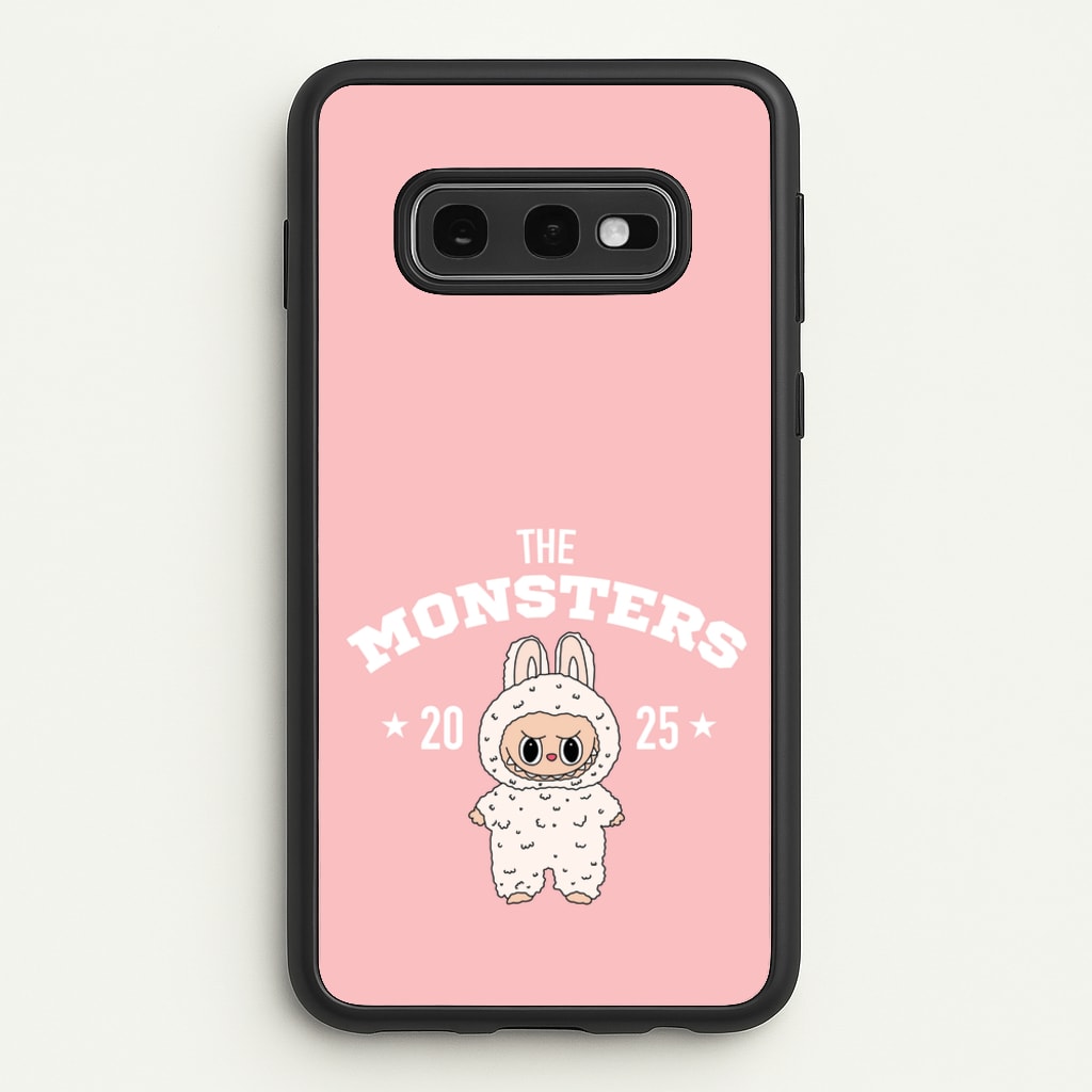 Cute Monster 2025 Pink  - Plushy Phone Case for Galaxy S10e