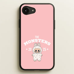 Cute Monster 2025 Pink  - Plushy Phone Case for iPhone 16e