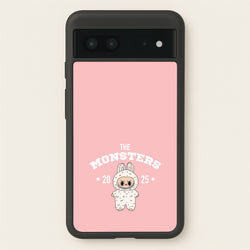 Cute Monster 2025 Pink  - Plushy Phone Case for Google Pixel 7