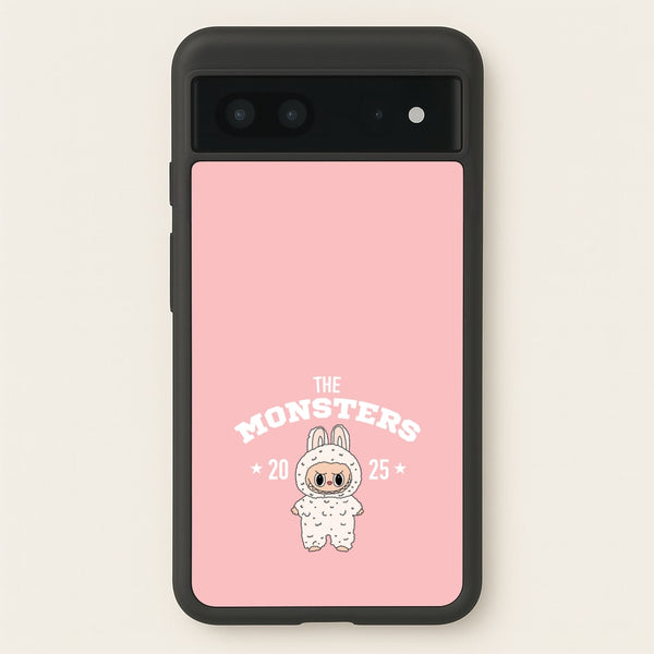 Cute Monster 2025 Pink  - Plushy Phone Case for Google Pixel 7