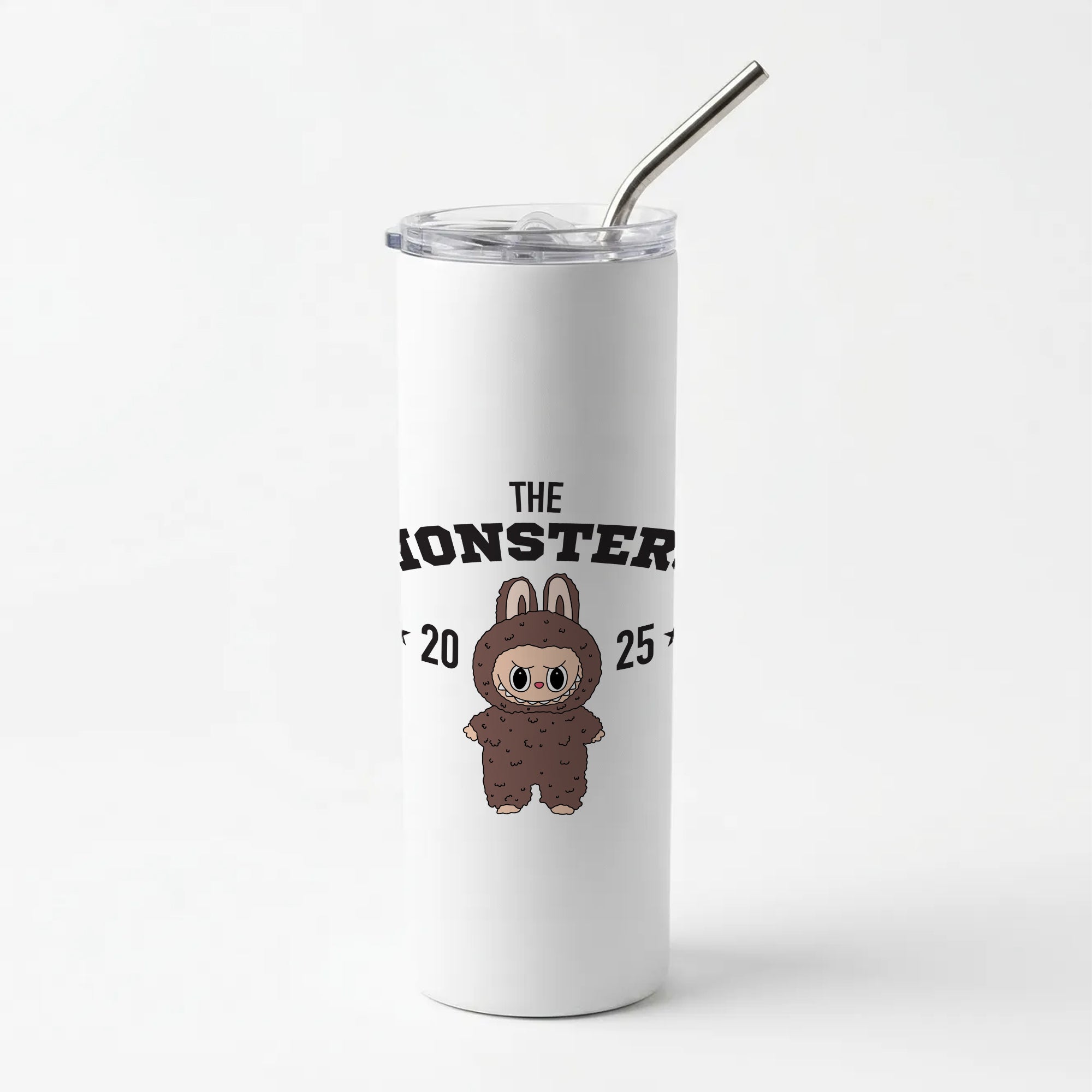 Cute Monster 2025 Biege Skinny Tumbler