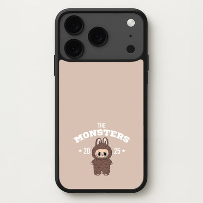 Cute Monster 2025 Biege Phone Case for iPhone 17 Pro