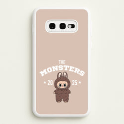 Cute Monster 2025 Biege  - Plushy Phone Case for Galaxy S10e