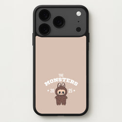 Cute Monster 2025 Biege Phone Case for iPhone 17 Pro Max