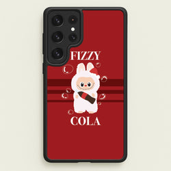 Fizzy Cola Monster  - Plushy Phone Case for Galaxy S22 Ultra