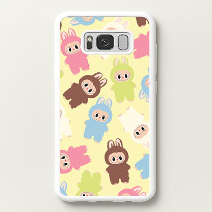Colourful Little Monsters Pattern  - Plushy Phone Case for Galaxy S8