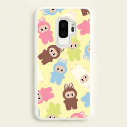 Colourful Little Monsters Pattern  - Plushy Phone Case for Galaxy S9 Plus