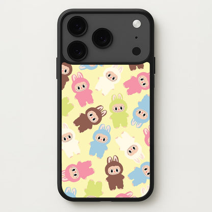 Colourful Little Monsters Pattern Phone Case for iPhone 17 Pro