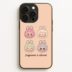 Happiness Is Eternal Monsters  - Plushy Phone Case for iPhone 16 Pro Max