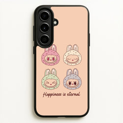Happiness Is Eternal Monsters  - Plushy Phone Case for Galaxy A56