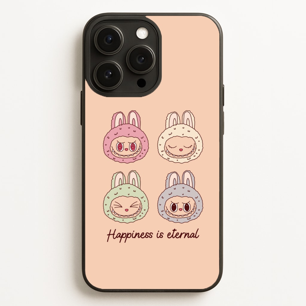 Happiness Is Eternal Monsters  - Plushy Phone Case for iPhone 12 Pro Max