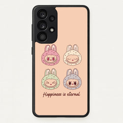 Happiness Is Eternal Monsters  - Plushy Phone Case for Galaxy A53