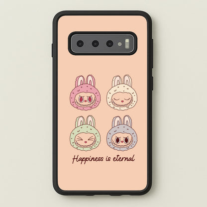 Happiness Is Eternal Monsters  - Plushy Phone Case for Galaxy S10