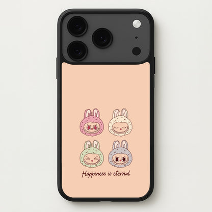 Happiness Is Eternal Monsters Phone Case for iPhone 17 Pro Max