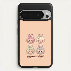 Happiness Is Eternal Monsters  - Plushy Phone Case for Google Pixel 9 Pro XL