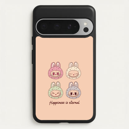 Happiness Is Eternal Monsters  - Plushy Phone Case for Google Pixel 9 Pro XL