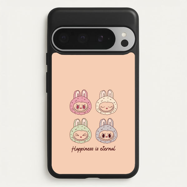 Happiness Is Eternal Monsters  - Plushy Phone Case for Google Pixel 9 Pro XL