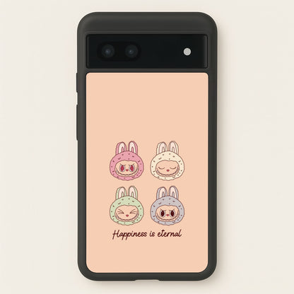 Happiness Is Eternal Monsters  - Plushy Phone Case for Google Pixel 7a