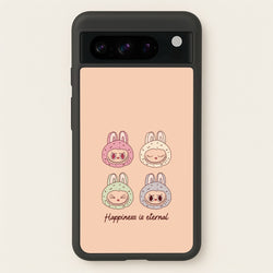 Happiness Is Eternal Monsters  - Plushy Phone Case for Google Pixel 8 Pro