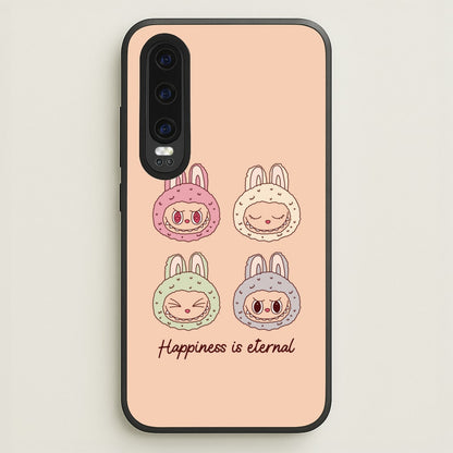 Happiness Is Eternal Monsters  - Plushy Phone Case for Huawei P30