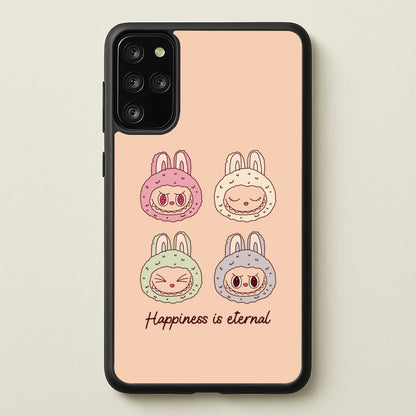 Happiness Is Eternal Monsters  - Plushy Phone Case for Galaxy S20 Plus