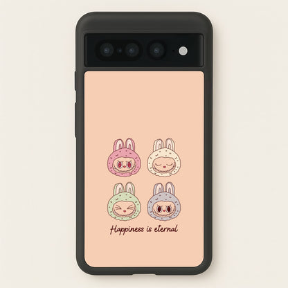 Happiness Is Eternal Monsters  - Plushy Phone Case for Google Pixel 7 Pro