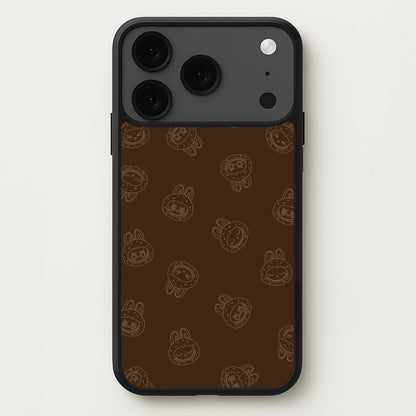 Monsters Outline Pattern I Phone Case for iPhone 17 Pro