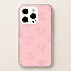 Monsters Outline Pattern II  - Plushy Phone Case for iPhone 14 Pro
