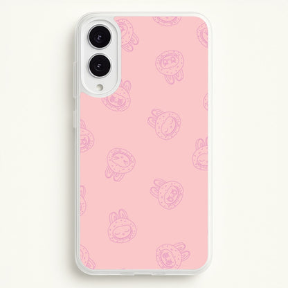 Monsters Outline Pattern II  - Plushy Phone Case for Galaxy S25 Edge