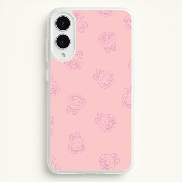 Monsters Outline Pattern II  - Plushy Phone Case for Galaxy S25 Edge