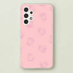 Monsters Outline Pattern II  - Plushy Phone Case for Galaxy A13