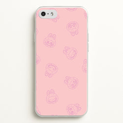 Monsters Outline Pattern II  - Plushy Phone Case for iPhone 5 / 5s / SE 2016