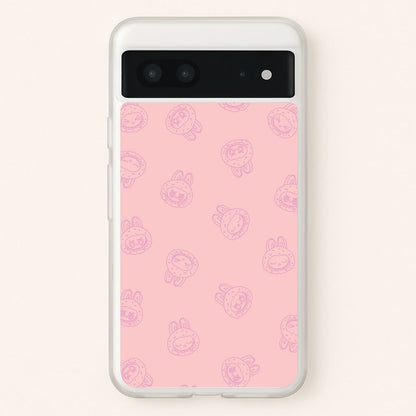 Monsters Outline Pattern II  - Plushy Phone Case for Google Pixel 7