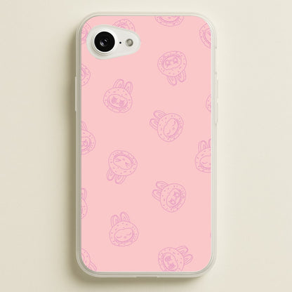 Monsters Outline Pattern II  - Plushy Phone Case for iPhone 16e