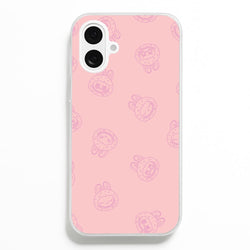 Monsters Outline Pattern II  - Plushy Phone Case for iPhone 16 Plus