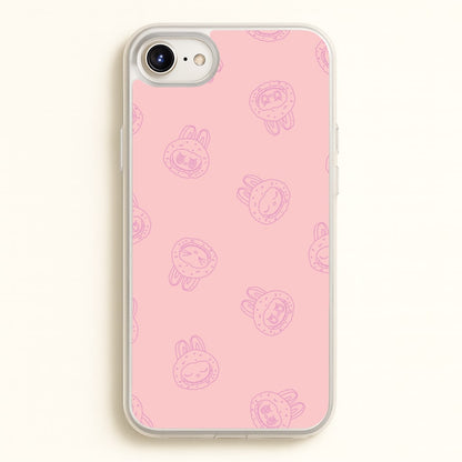 Monsters Outline Pattern II  - Plushy Phone Case for iPhone 6 / 7 / 8 / SE