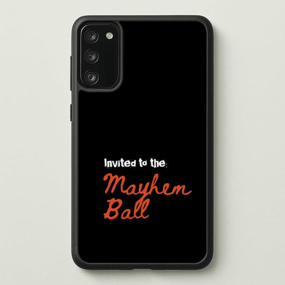 Invited To The Mayhem Ball  - Lady Gaga Phone Case for Galaxy S20FE